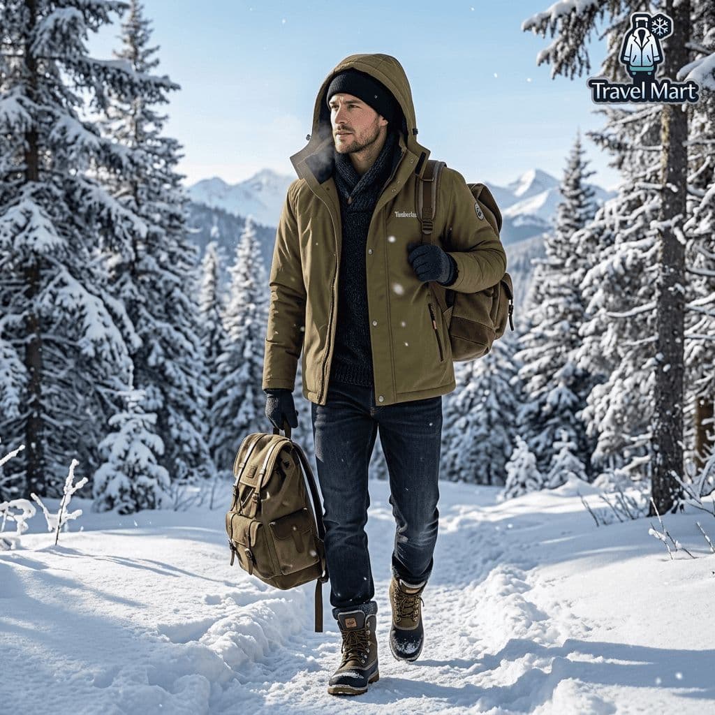 Premium Winter Jacket - Timberland Sherpa (Green) 2