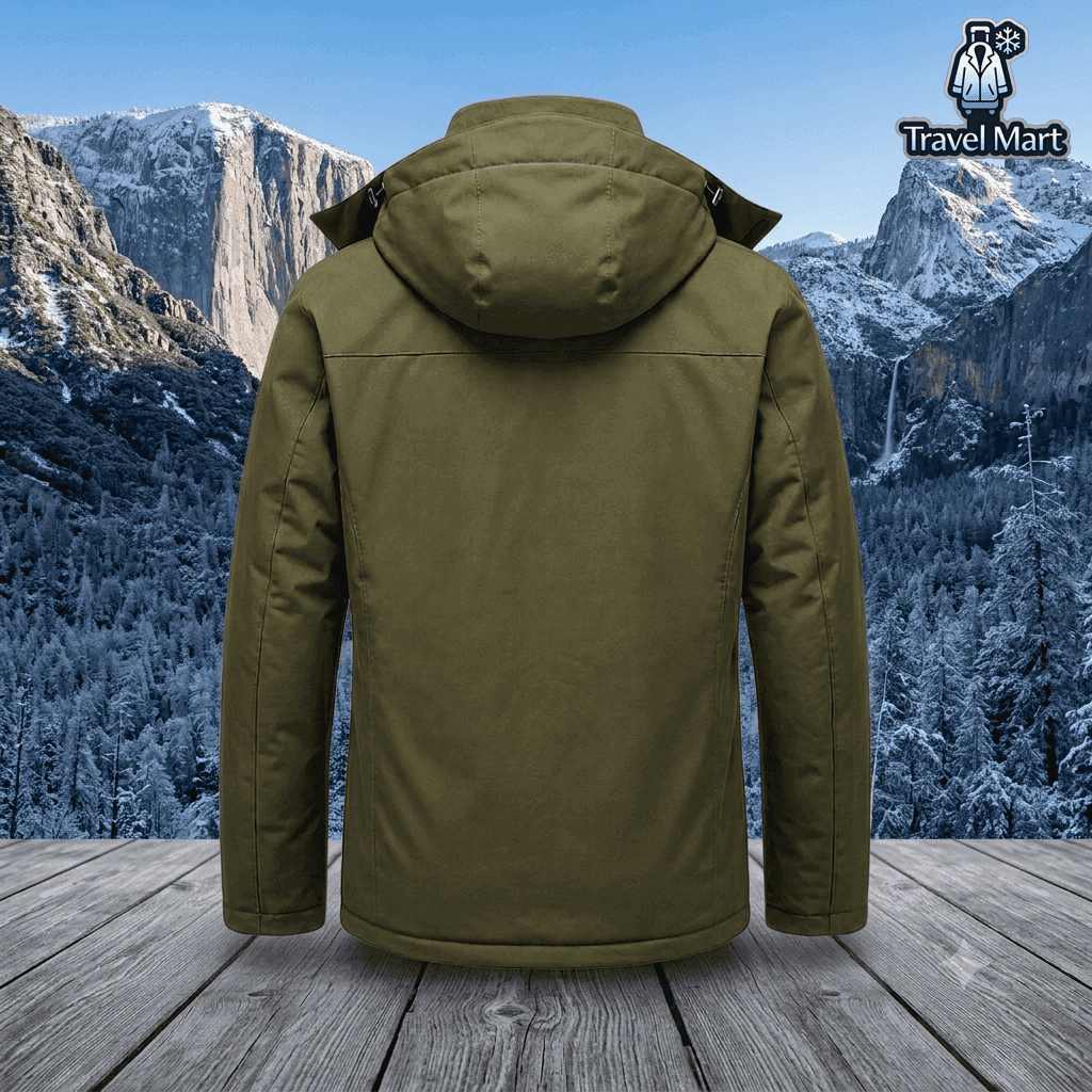 Premium Winter Jacket - Timberland Sherpa (Green) 3