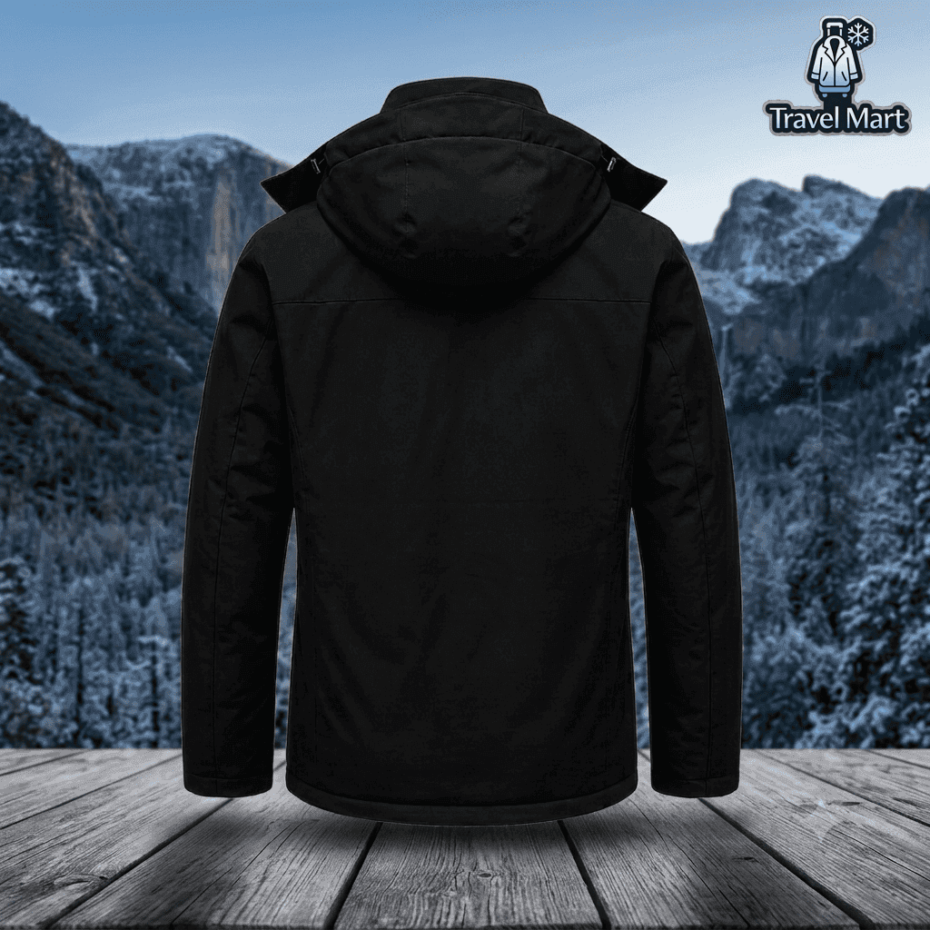 Premium Winter Jacket - Timberland Sherpa (Black) 3