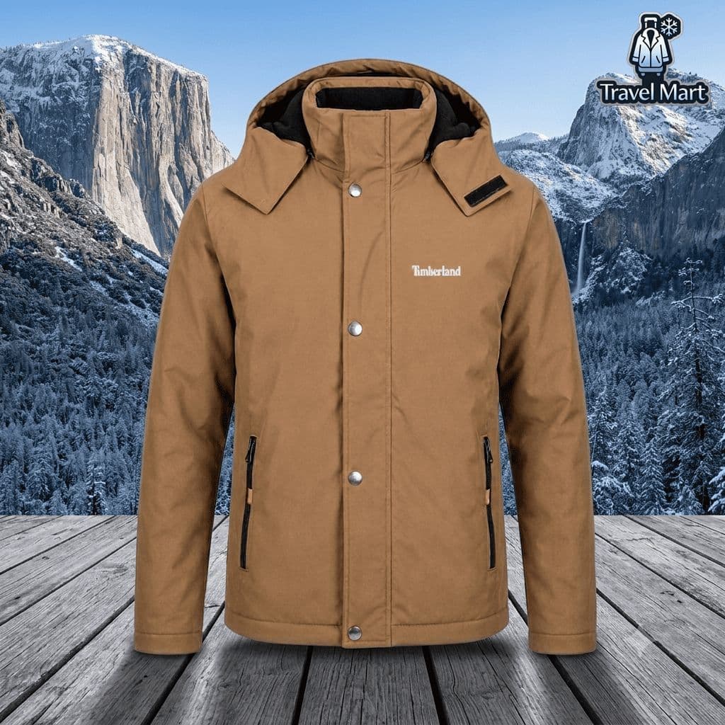 Premium Winter Jacket - Timberland Sherpa (Brown)