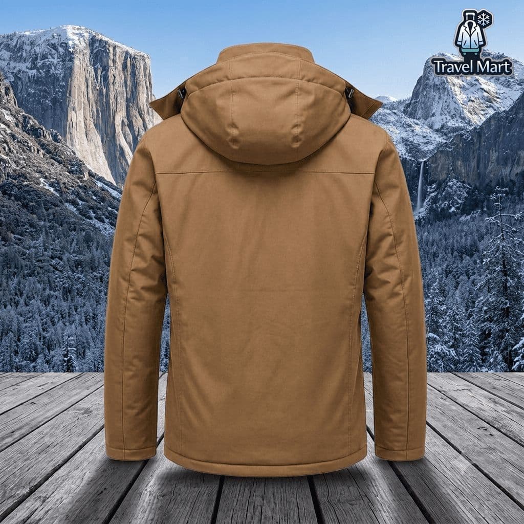 Premium Winter Jacket - Timberland Sherpa (Brown) 4