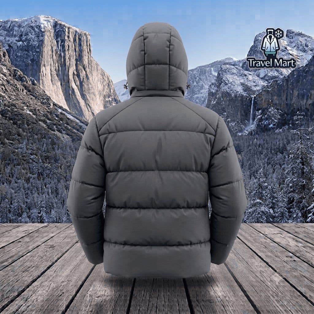 The North Face – Heavy Hooded Winter Jacket (Ash) 2