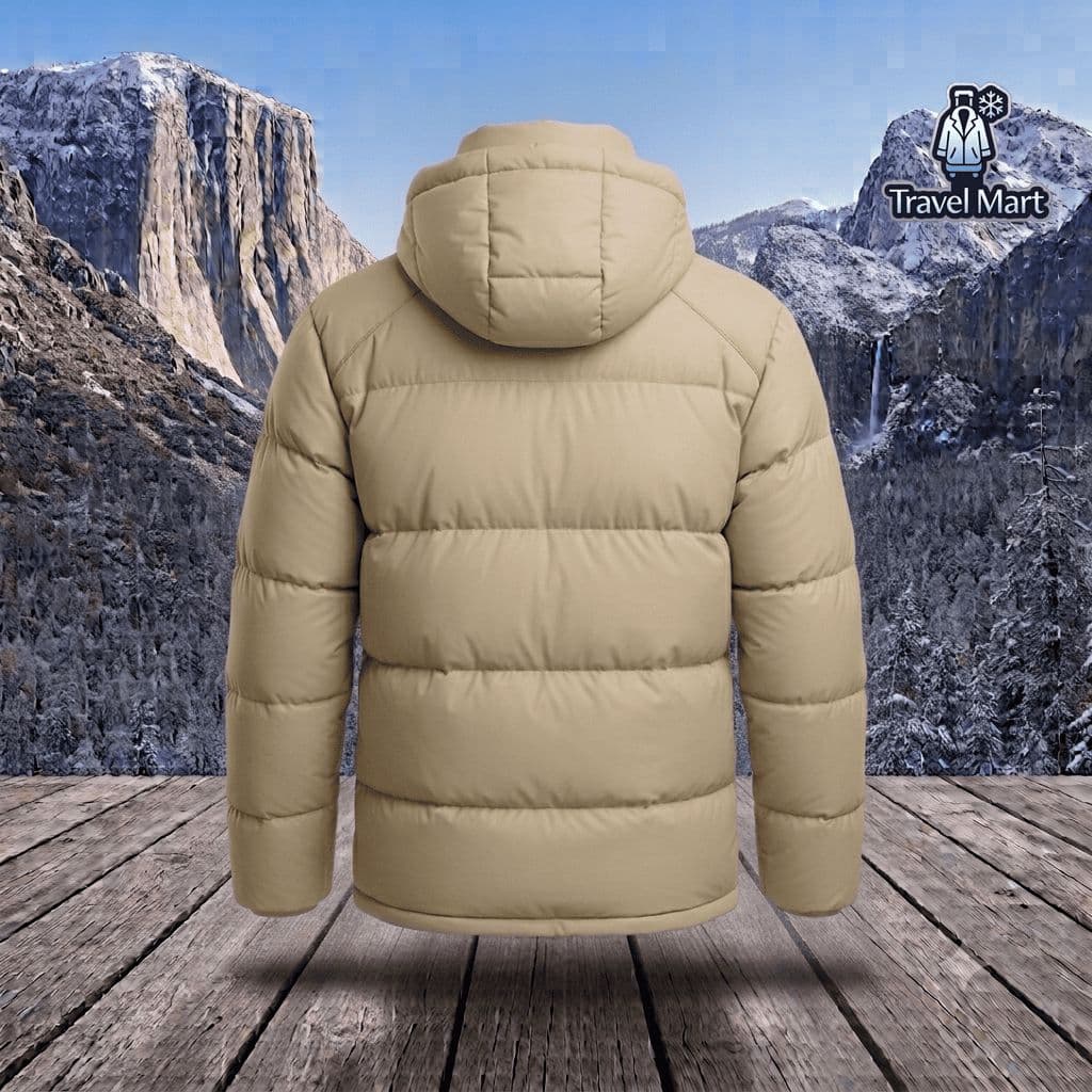 The North Face – Heavy Hooded Winter Jacket (Beige) 2