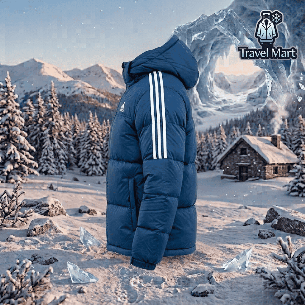Adidas - Premium Sherpa Jacket (Navy Blue) 3